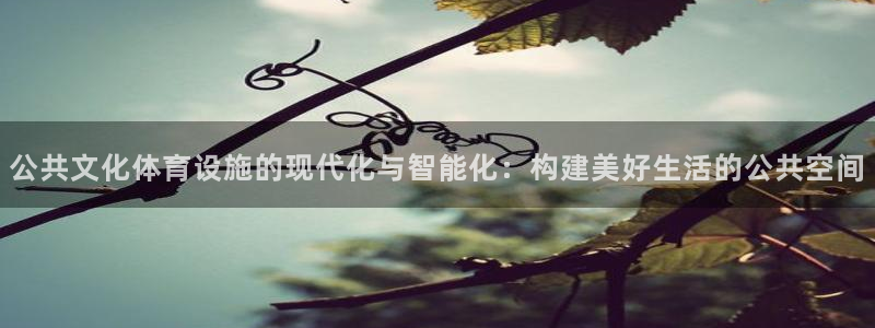意昂4集团官网首页网址：公共文化体育设施的现代化与智能化：构